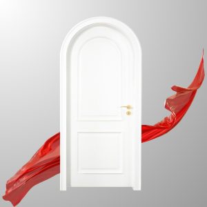 Cửa vòm gỗ nhựa hankang