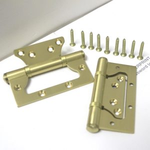 Bản lề âm dương đồng thau chính hãng HanKang Door cho cửa gỗ và composite – chống xệ, vận hành êm ái