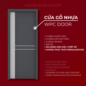 cửa gỗ nhựa composite Hankang LX 13.