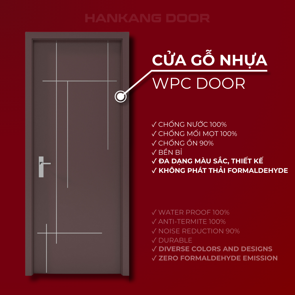 cửa gỗ nhựa composite hankang lx 16.